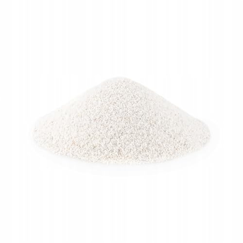 TD STONES Weißer Aquariensand Dolomit 0,5-1mm - Feiner Aquarium Kies Bodengrund für Malawi & Tanganjika Becken, pH-Neutraler Deko Sand, Sicher für Pflanzen, Garnelen & Welse, 2kg