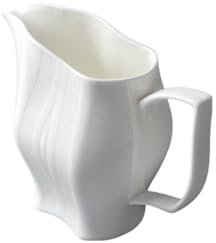 XUEQIZHENG Gravy Boat, Starry Milk Jug for Coffee Shop, Hotel, Restaurant Ceramic Milk Cup Sauce Pot Ladle for Salad Dressings Milk,Warming