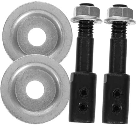 ERINGOGO 2 Juegos De Eje De Rueda De Pulido Agujero Interior De 8 Mm, Varilla De Extensión Para Motor 775, Accesorio De Acero Para Esmerilado y Rectificado Bricolaje y Reparaciones Domésticas