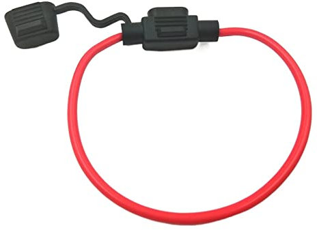 MCSEROST 10 Stück 16 AWG Wasserdicht IP67 Mini Inline Sicherungshalter Zopf Flachsicherung for Auto LKW ATV Boot Motorrad