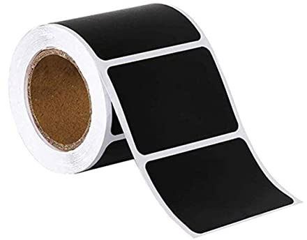 WEKAMOS 300 piezas Etiquetas Adhesivas de Pizarra Impermeables y Removibles para Botes de Cocina Pegatinas Autoadhesivas para Etiquetar Especias Alimentos y Congelador Fáciles de Usar