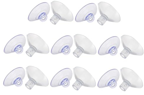 Kisangel 16pcs Cat Hammock Suction Cups Window Hooks Suction Cups Cat Perch Parts Vacuum Glass Replacement Kit Transparent Pvc