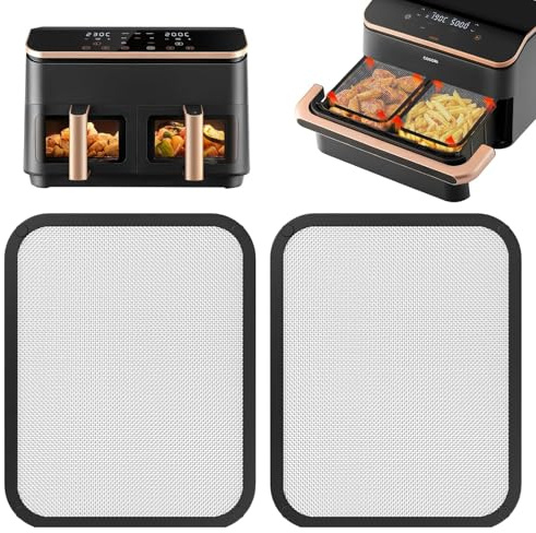 Protección contra salpicaduras de malla fina de acero inoxidable para Cosor Airfryer 8,5L/Dual Blaze TwinFr 10L, protector contra salpicaduras de grasa, accesorios para Cosor Airfryer