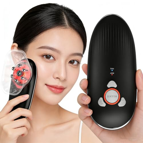 Ventouse Cellulite Électrique, Palper Rouler Automatique, Appareil de Massage Anti Cellulite à Ventouse Électrique Stimule la Circulation Sanguine et le Drainage Lymphatique (noir)