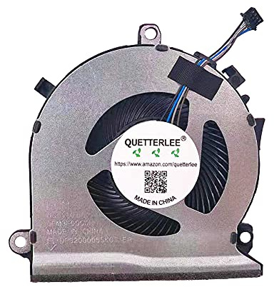 QUETTERLEE Replacement New CPU Cooling Fan for HP Pavilion Gaming 15-EC 15-ec0013dx 15-ec0751ms 15-ec0054ax 15-ec0010nr 15-ec0075ax 15-ec0001ne 15-ec0078ax 15-ec0001ne ec0057AX Series L77560-001 Fan