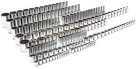 GEARWRENCH 176 Piece, 12 Point Master Socket Set - 89074