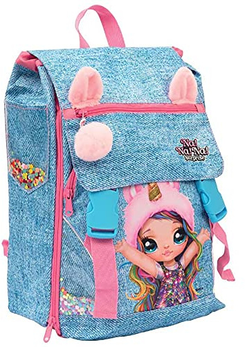 Giochi Preziosi Nanana 21 - Mochila de Tiempo Libre con Detalles de Peluche para niñas y niñas (Paquete de 1), Multicolor, Zaino Asilo, Na Na Na