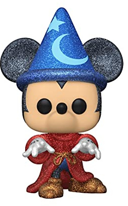 POP! Disney Fantasia 990 Sorcerer Mickey Diamond Glitter Sticker Poculture