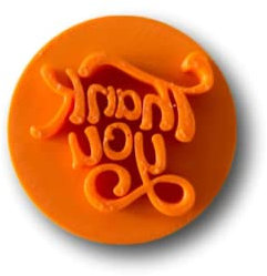 Thank You Embosser/Stamp Cake Cookie Embosser, Icing Stamp
