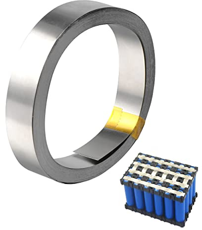 Nickelband Nickel Streifen 0,15 x 15 mm Reines Nickel Platte | für 18650 Batterie Schweißen für Punktschweißgerät (10m)