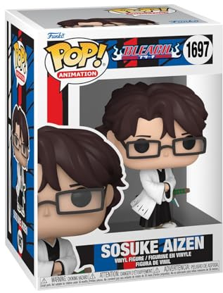 Funko POP! Animation: BLEACH - Aizen Sousuke - Bleach - Vinylfigur för samlare - Presentidé - Officiell Merchandise - Leksaker för barn & vuxna - Anime Fans - Modellfigur för samlare och utställning
