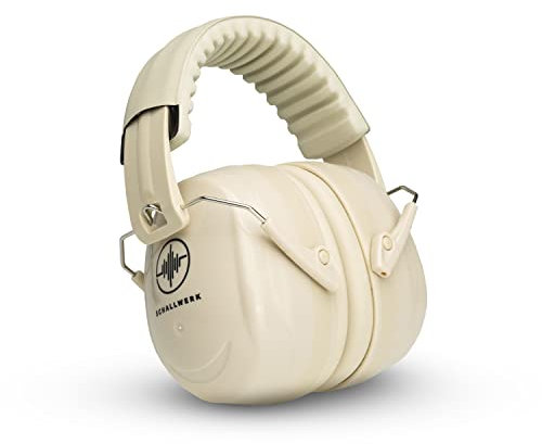 Schallwerk® Work+ - Protección auditiva de trabajo - Tamaño de los auriculares con cancelación de ruido ajustable - reduce el ruido y protege la audición - ideal para el trabajo y la vida cotidiana