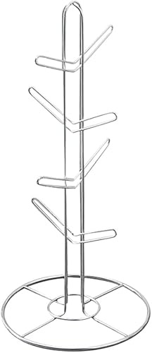 CATCOQ Árbol Porta Tazas De Café, Soporte para Tazas de Café Porta Platos para Tazas de Café, Soporte de Taza Café de Acrílico Transparente Extraíbles (A)