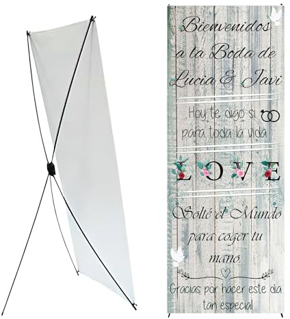 Genérico Decoración Boda Cartel personalizado de recepción bienvenida invitados convite Boda LOVE