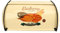 Scatola per Pane in Metallo, Contenitore per Pane Vintage con Coperchio Scorrevole e Grande Capacità per Cucina, 34,5 x 23 x 14,5cm