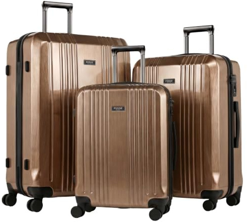 FERGÉ Kofferset 3 teilig Hartschale TSA-Zahlenschloß | 4 Rollen, TSA Schloß