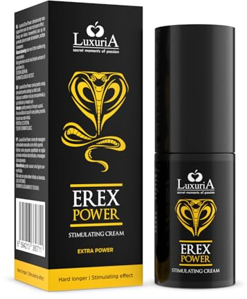 INTIMATELINE | Erex Power Creme zur Verbesserung der Peniserektion 30 ml | Stimulierend und energetisierend, reaktiviert die Durchblutung