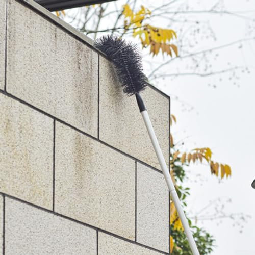 HEBEOT Dachrinnenreinigungsbürste für die Reinigung von Solarzellen, Dachrinnenreinigungsbürste, Dachstaub (1,68 m)