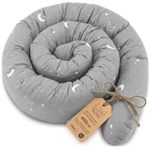 Kroppskudde Side Sleeper säng orm 400 cm Långkudde Rullkudde Sovkudde Nackrulle Sängkudde Mjuk Ergonomisk Tvättbart Överdrag Andningsbar Oeko-Tex Moons