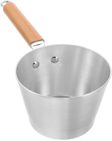 Sosoport Casserole Aluminium Petite Marmite à Lait Pour Plaque De Cuisson Casserole à Soupe Avec Fond Épais Utilisation Multifonctionnelle
