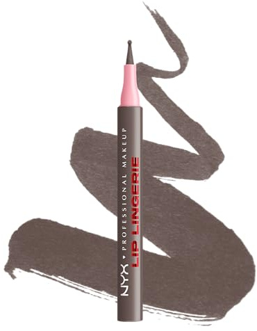 NYX Professional Makeup Lip Lingerie Liner - Feutre à lèvres stain - Couleur Mate Tenue Longue durée Waterproof - Sans bavure & résiste aux transferts - Teinte : Wild Side 12