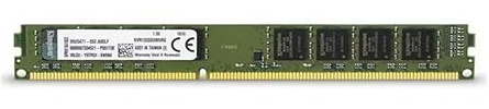 Kingston KVR13N9S8/8 - Memoria RAM de escritorio (8 GB, DDR3, 1333 MHz, PC3-10600, 240 pines, DIMM, compatible perfectamente)