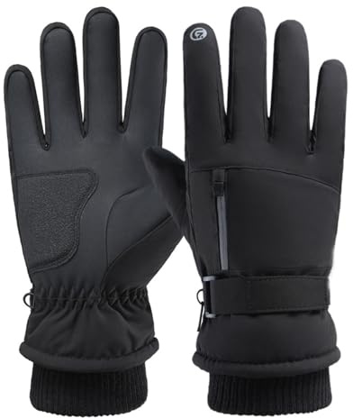 Limtula Guanti da sci invernali antivento snowboard touch screen inverno caldo per donne uomini sci, ciclismo antiscivolo guanti da sci