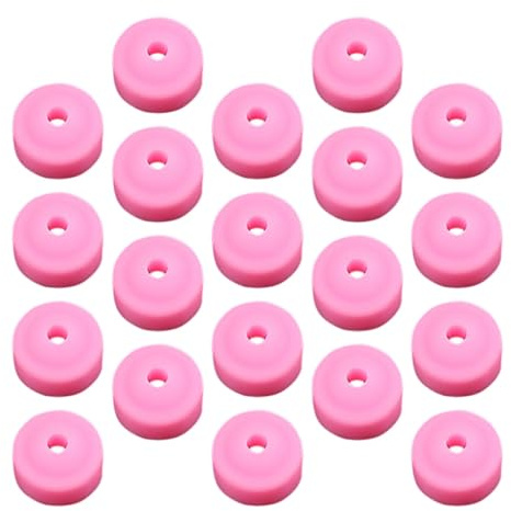 30 Stück Silikon Staubkappen für Nagelfräser, Rosa Schutzkappen | Breite Kompatibilität, Einfache Installation, für Nagelbohrköpfe und Maniküre Anwendung