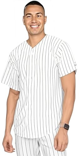 costumebase Maglietta in Jersey da Baseball a Righe Stile Furie (Piccola)