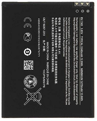 Akku kompatibel mit Microsoft Nokia Lumia 950 XL 950XL BV-T4D Hohe Kapazität 3340 mAh mit Demontage-Set