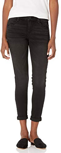Democracy Ab Solution Jeans, för kvinnor, ankellånga, Svart, 44