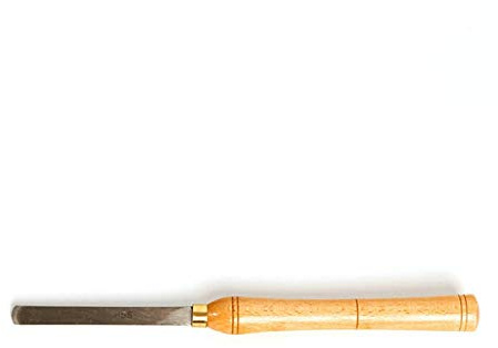 Juego de cinceles de madera para torno, herramientas de torneado, gubia sesgada y lanza (1 pieza E)