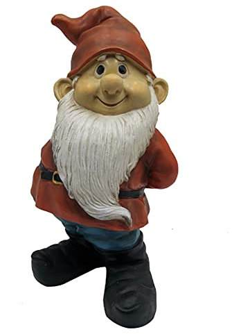 Statue de magicien de dessin animé, modèle de nain de jardin, petite sculpture naine, décoration en résine, artisanat de jardin, paysage, paysage, bonne décoration