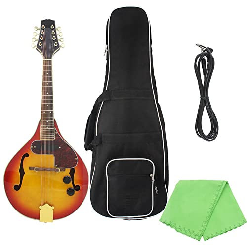 A-Style Mandolin 8-String Guitar Spruce Wood Traditional Mandolin Set For Beginners With Bag Mandolin Instrument for Beginner