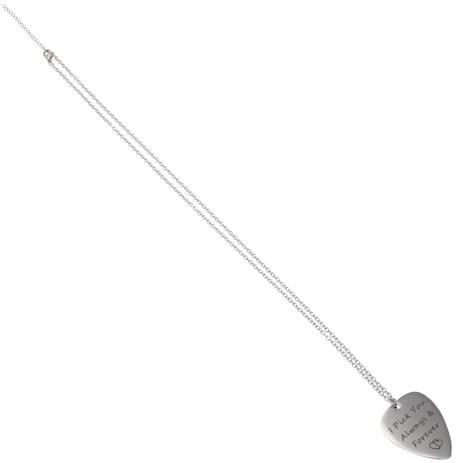 OFFSCH Edelstahl-halskette Mit Plektrum-anhänger Kreative Diy-gitarren-dekoration Langlebig