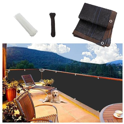 Balkon-Sichtschutzzaun, Mesh-Sichtschutzzaun, Sichtschutz für Zaun, Maschendrahtzaun-Sichtschutz, Zaunnetz-Schattennetzabdeckung, Terrassen-Sichtschutz für Balkon, Wand, Garten, Hofzaun, Hinterhof ( C