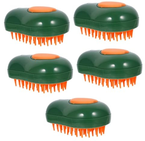 Mipcase 5pcs Cat Grooming Brush Steam Pet Hair Remover Electric Steam Brush for Cats and Dogs