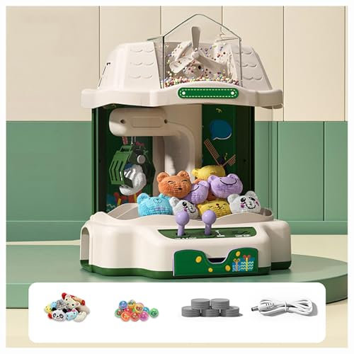 CUCUKAKA Machine a Pince Fete Foraine avec Lumières Et Musique Candy Grabber avec Peluches Et Gashapons pour Garçons Filles Âge 5-8-10-13,C-Pinwheel