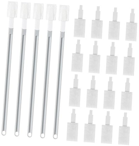 TOPBATHY Disposable Toilet Brush with Replaceable Heads 10-pack Cleansing Set Removable Groove Cleaner for Bathroom Easy-to-use Toilet Cleaning Tool for Home