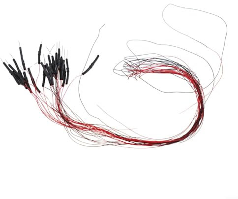 Confezione da 20 diodi precablati per SMD LED 0402 luce bianca calda con connessioni cablate da 12 V per modellatori (bianco)