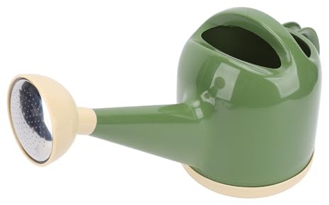Arrosoir pour Plantes 4 L avec Têtes de Pulvérisation Amovibles en Acier Inoxydable, Bec Long, Poignée Confortable, Large Ouverture, pour Intérieur et Extérieur (Vert foncé)