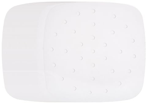 sourcing map 200pcs Air Fryer Liners 8 Inch Square Bamboo Steamer Liners with Holes Non-Stick Perforated Parchment Paper Sheets Disposable Steamer Paper for Air Fryers Steaming Basket, White