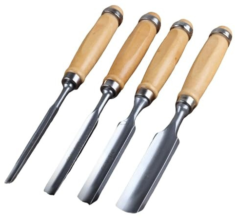 Gubia Semicircular para Tallar Madera Cincel de Carpintero Manual Borde Interior Herramienta de Artesanía