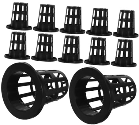 Toyvian 50pezzi Vasi Rete Riutilizzabili in Plastica Piccoli Cestini per Piantare Adatti per Ortaggi Frutta e per Balcone e Semina Indoor