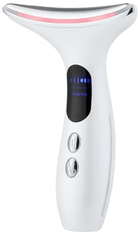 Feicemat V2 Face Lifting Device Microcurrent Facial Machine, Face Massager with 45°C Heat and 4 Massage Modes for SkinTightening & Neck Lifting, Anti-Wrinkle Device (White)