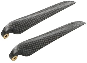 1Pair Carbon Fiber 10x6/11x6/12x6/13x6 Folding Propeller 10-13 inch Props Blades for RC Fixed Wing Powered Glider Parts Drone Parts(1pair 12x6)