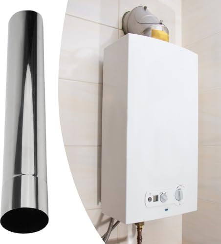 Rivestimento per camino in acciaio inossidabile compatibile con requisiti di scarico della stufa multicombustibile diametro 6 cm lunghezze 20 cm 30 cm 40 cm (30 cm)