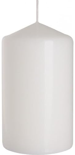 Candela a colonna, bianco, Ø 7 x 12 cm di altezza, ca. Durata: 50 ore.