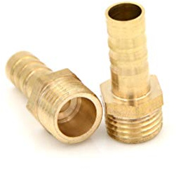 Außengewinde 2,5 cm Außengewinde Rohrverschraubung 25 mm Widerhaken Schlauchanschluss für Teich/Pool/Schlauch Rohradapter (2 Stück)