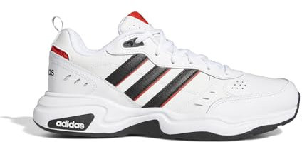 adidas Herren Strutter Shoes Gymnastik-und Trainingsschuhe, Cloud White/Core Black/Active Red, 41 1/3 EU